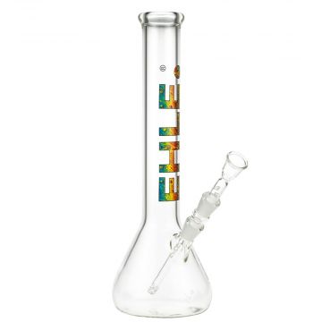 EHLE. Glass Big Brother Beaker Base Bong | 35 cm | 14.5mm | Multi Color - Side View 1