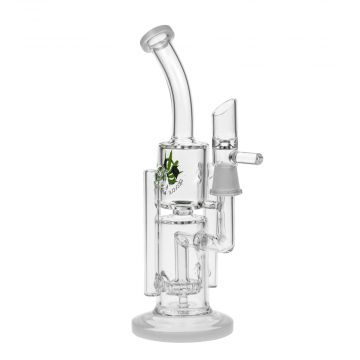 Black Leaf - Recycler Bubbler with Showerhead Diffuser - Side view 1