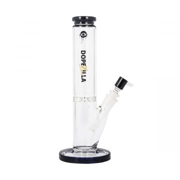 Dopezilla Cyclops Straight Ice Bong | 12 Inch | Black 