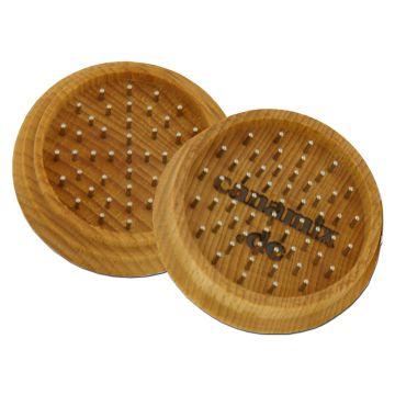 Canamix – Large Beech Wood Herb Grinder – 2 part