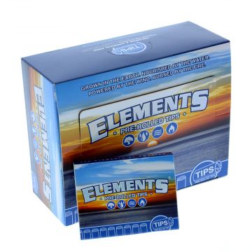 Elements Pre-Rolled Tips - Box of 20 Packs 