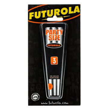 Futurola Blister Pack Party Size Pre-Rolled Cones | Box of 3 - In Packaging