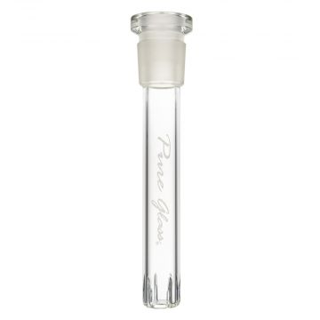Pure Glass Slitted Inside-Cut Diffuser Downstem 29.2 mm > 18.8 mm