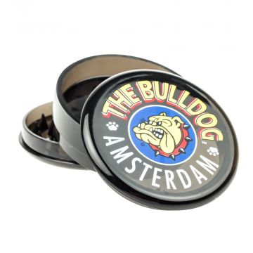 The Bulldog Plastic Grinder | Transparent Black 