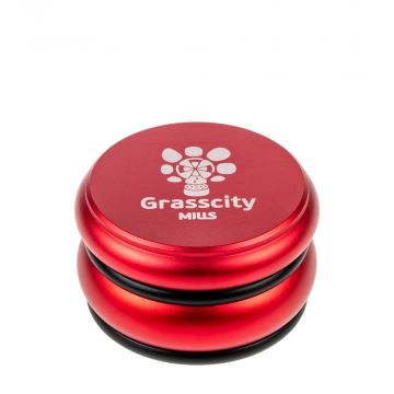 Grasscity Mills Honey Pot Aluminum Herb Grinder | 4-Part | Red