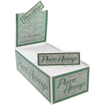 Pure Hemp - Standard Singlewide Rolling Papers - Box of 50 Packs