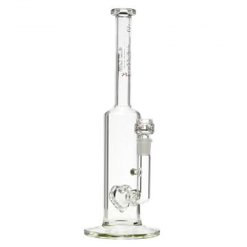 Pure Glass Paradise Cove Bong with Perc | 15 Inch - Side View 1