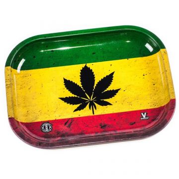 V Syndicate Barcelona Leaf Metal Rolling Tray | Small