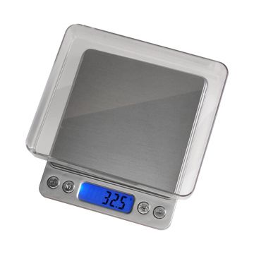 BL Scale - 2K Digital Pocket Scale 2000g - clear lid doubles as weighing tray