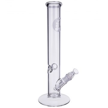 Sasquatch Glass - Scientific Glass Straight Bong - Clear