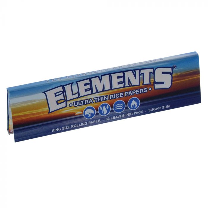 Elements - Ultra Thin King Size Rice Rolling Papers - Single Pack main product photo