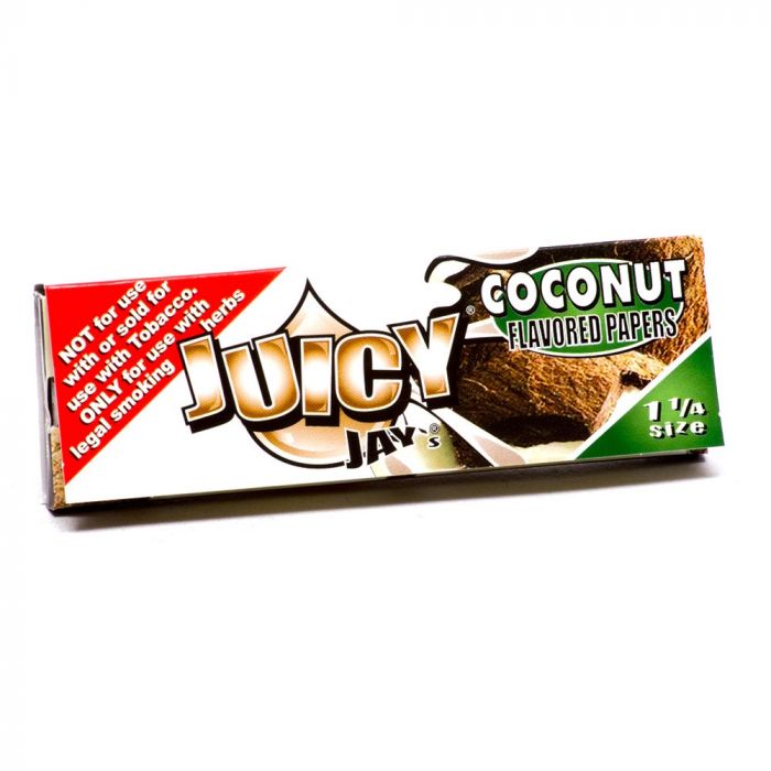 Juicy Jay's Coconut Regular Size Rolling Papers - Box of 24 Packs main product photo