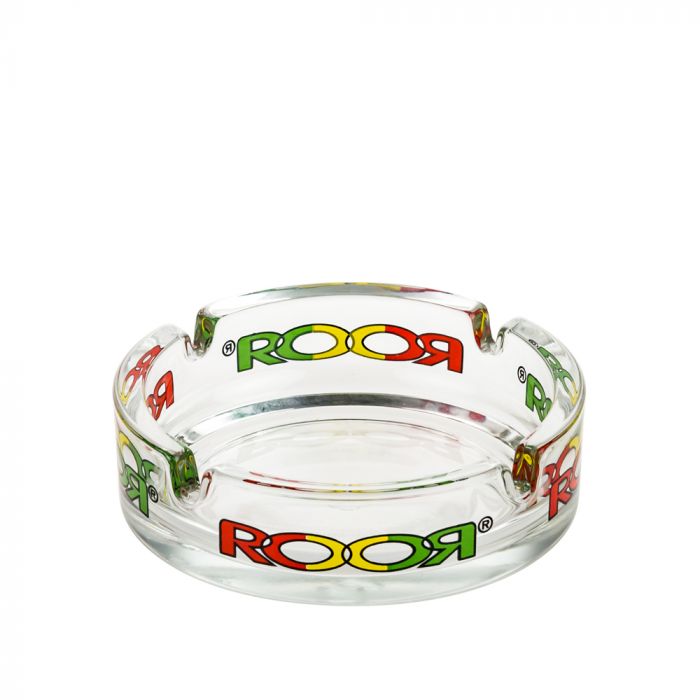 ROOR Glass Ashtray With Color Logo main product photo