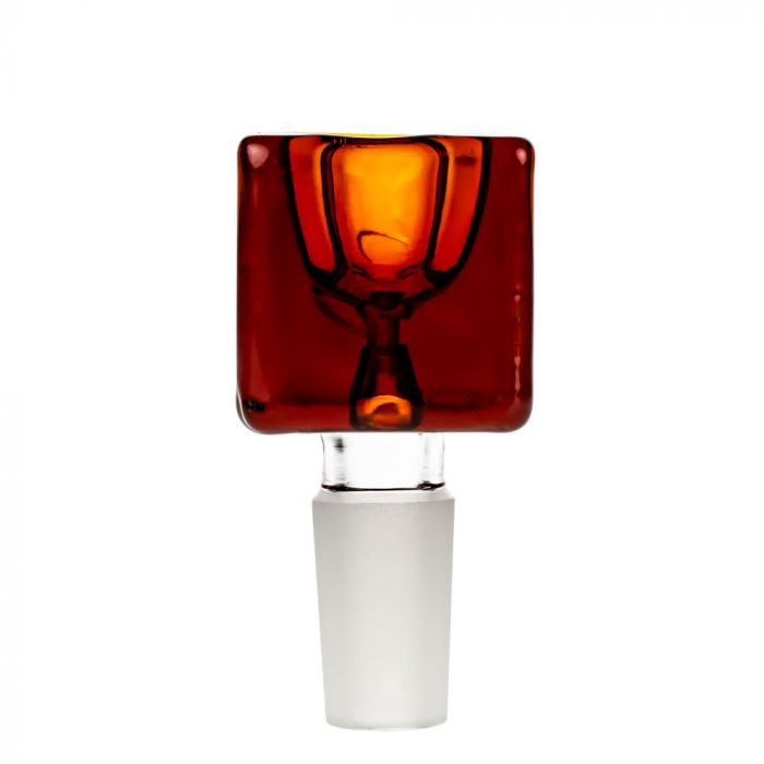 Square Glass Bowl | Amber | 14.5mm