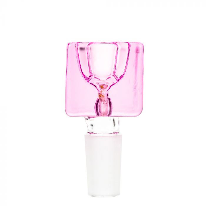 Square Glass Bowl | Pink | 14.5mm