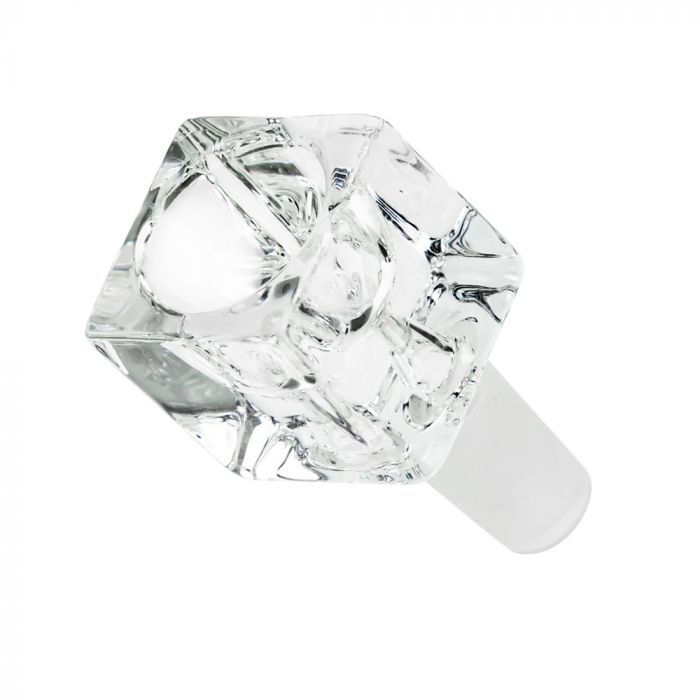Square Glass Bowl | Clear | 14.5mm - Top View