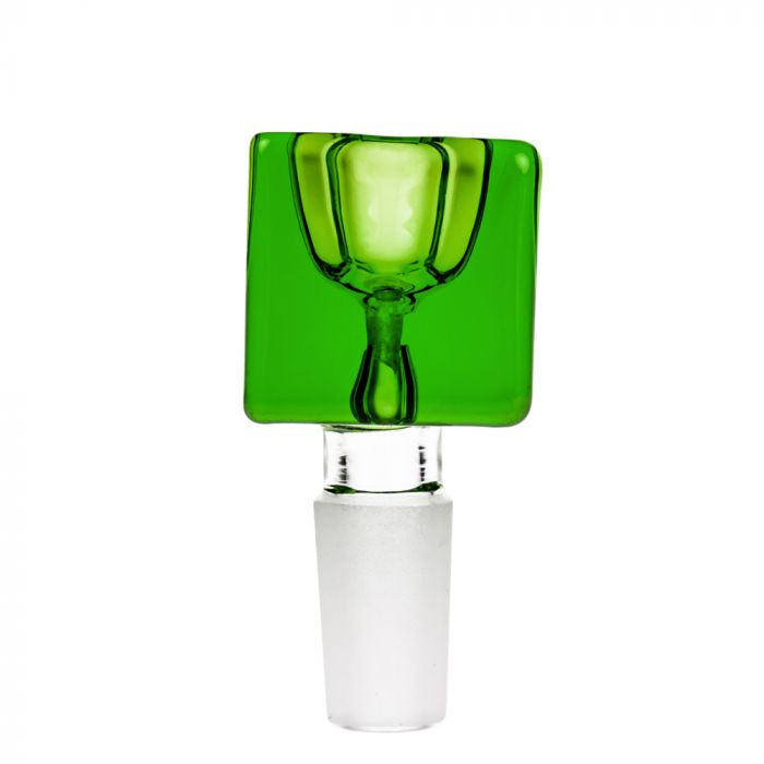 Square Glass Bowl | Green | 14.5mm 