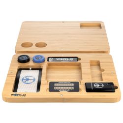 World Piece Medium Hybrid Bamboo Tray - Open