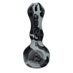 EYCE Hybrid Silicone and Glass Spoon Pipe | Gray and Black