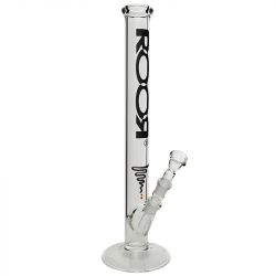 ROOR 5.0mm Black Logo Bong | 45cm - Side View 1 ROOR 5.0mm Black Logo Bong | 45cm - Side View 1