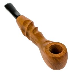 Wood pipe coloured