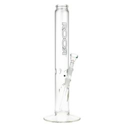 ROOR 3.5mm Black & White series | 40cm | Straight Cylinder Ice Bong | 14.5mm - Side View 1