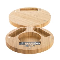 World Piece Mini RIP Bamboo Tray - Open