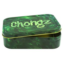 Chongz Swirl Leaf Stash Tin | 2oz 