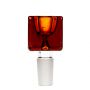 Square Glass Bowl | Amber | 14.5mm