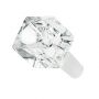 Square Glass Bowl | Clear | 14.5mm - Top View