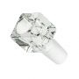 Square Glass Bowl | Clear | 18.8mm - Top View 