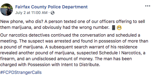 Fairfax County PD Facebook